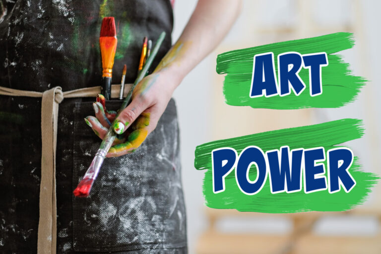 Believe 100% in the magic of art education!