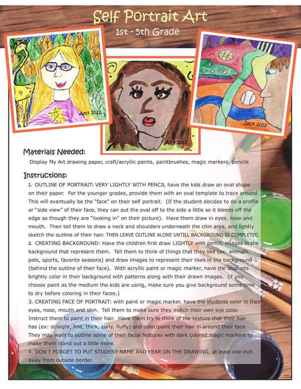 1-5 Self Portrait Art