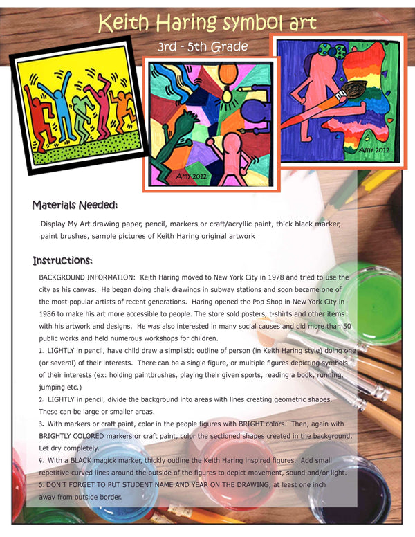 3-5 Keith Haring Symbol Art