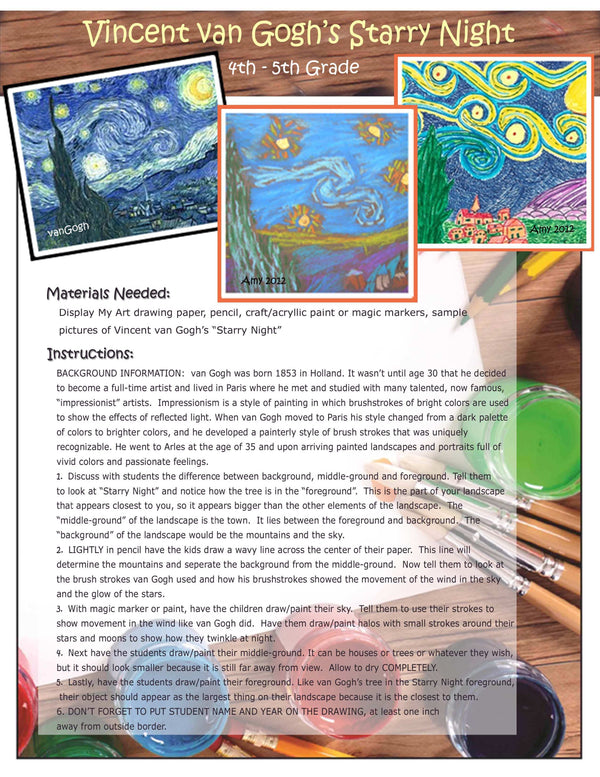 4-5 Van Goghs Starry Night