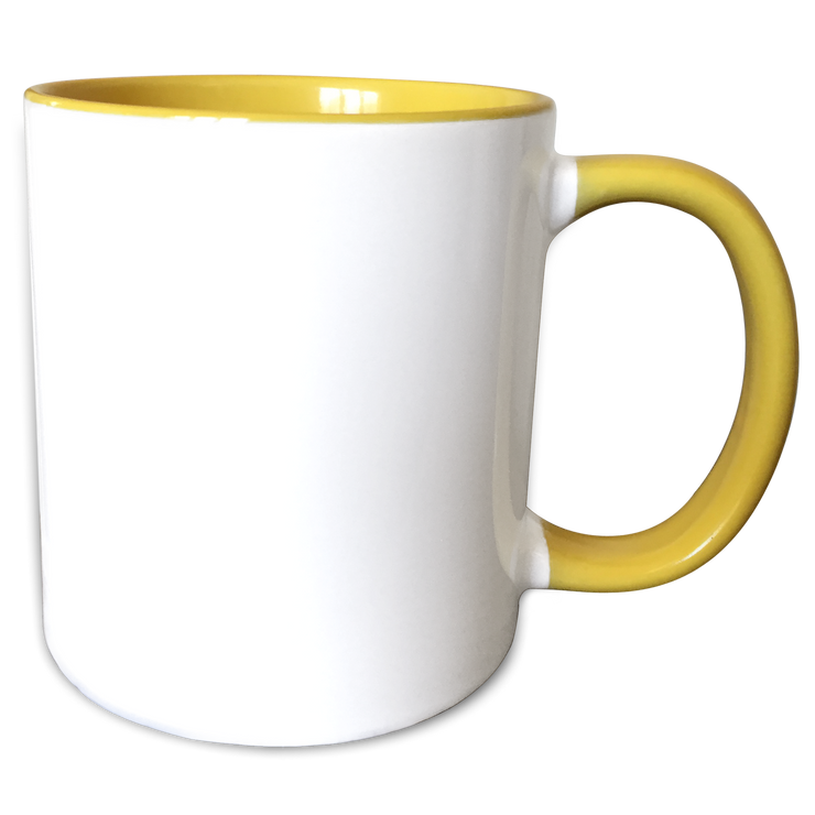 Two-Tone Yellow Mug